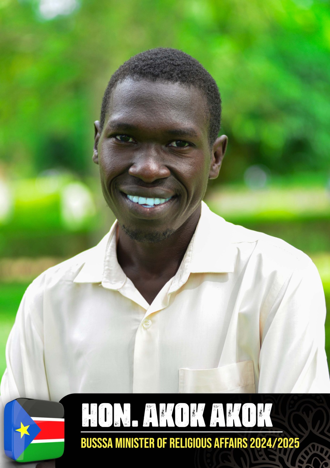 Minister of Religious Affairs - HON. AKOK AKOK
